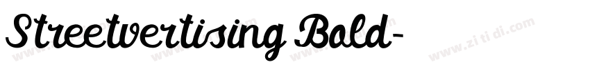 Streetvertising Bold字体转换 Streetvertising Bold字体转换